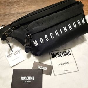 MOSCHINO Unisex Nylon Moschino Uomo Belt Bag NWT